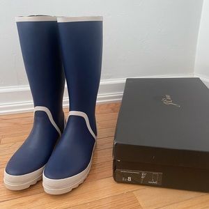 Brand new, never worn! J. Crew High Shaft Lug Sole Rain Boots